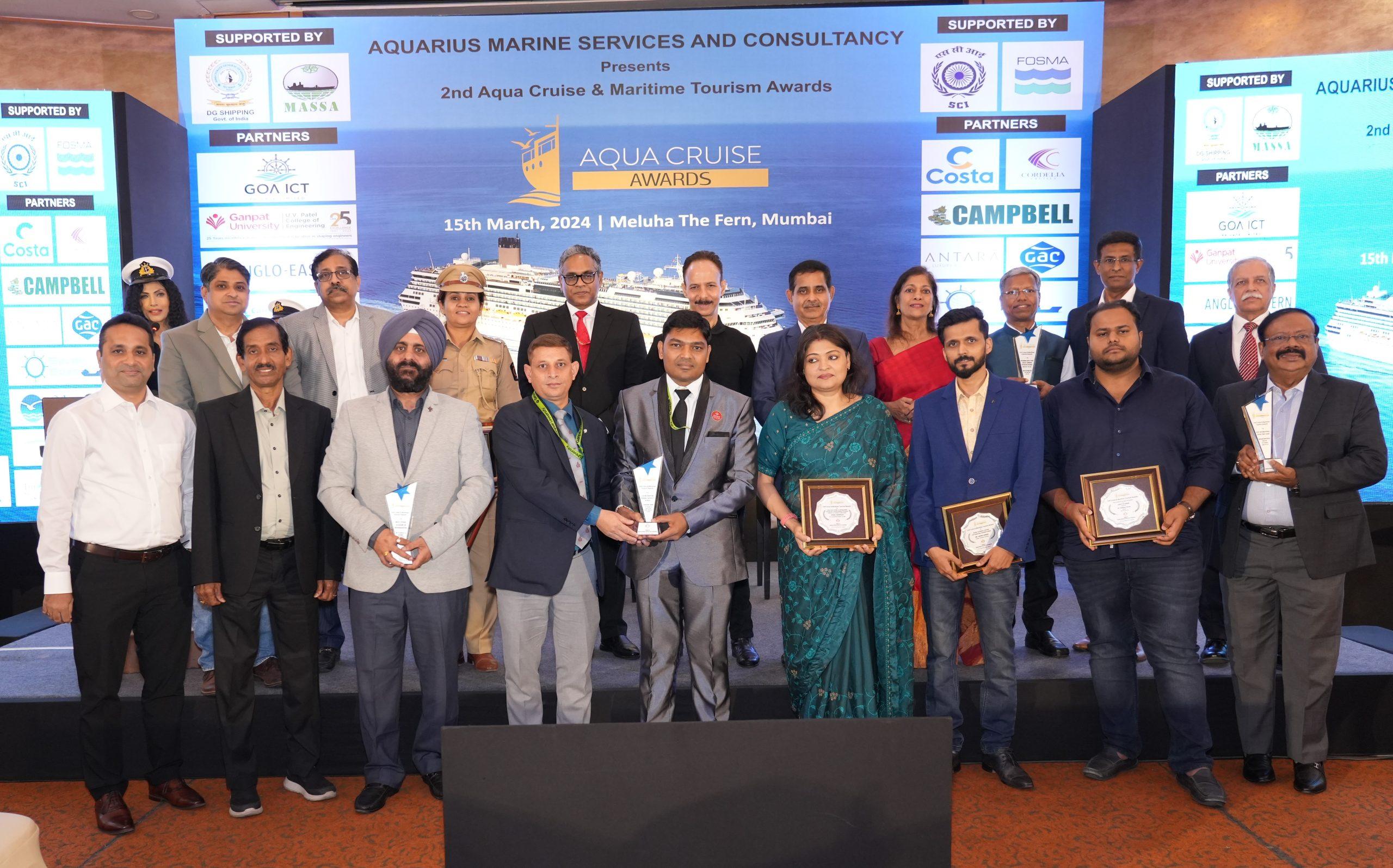 2nd Edition of Aqua Cruise & Maritime Tourism Awards Shines Bright in Mumbai