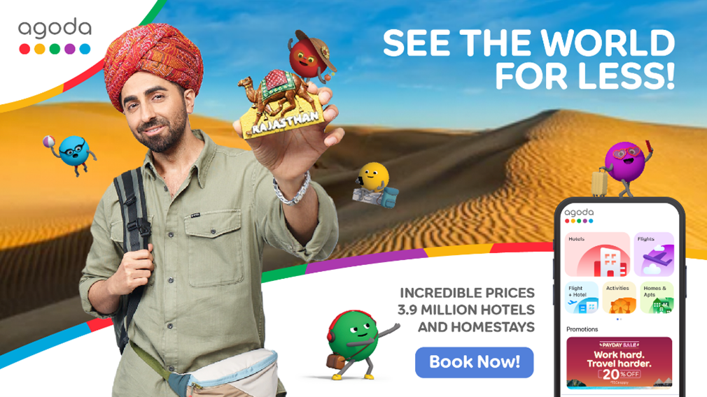 Agoda Joins Hands with Ayushmann Khurrana For Its First TV Commercial