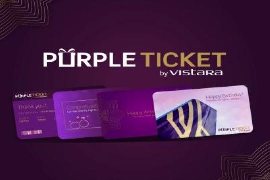 Vistara launches ‘Purple Ticket’ gift card