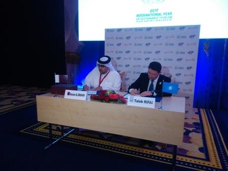 UNWTO signs MoU with Qatar