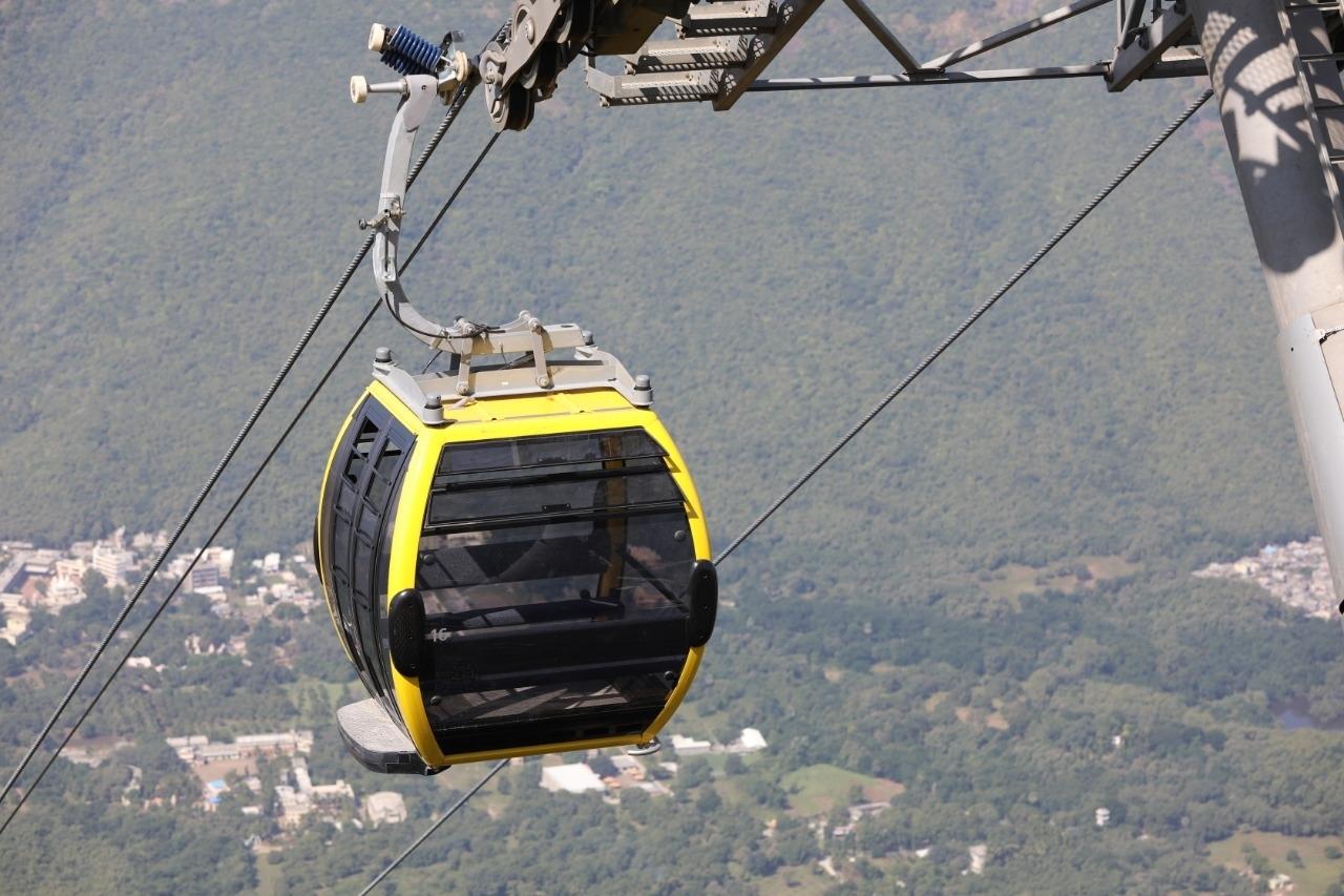 PM Narendra Modi inaugurates Girnar Ropeway in Gujarat