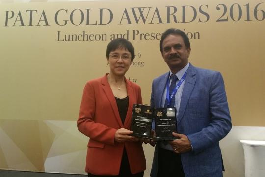 Kerala Tourism bags Gold Awards at PATA