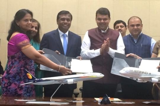 Etihad & Jet sign tourism agreement with Maharashtra