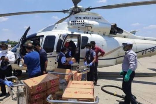 Indore Airport Transports Remdesivir Other Locations