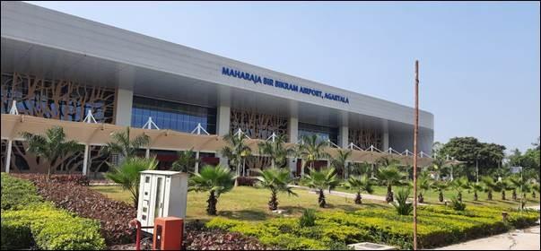 Modi Inaugurates New Terminal Building of Agratala Airport