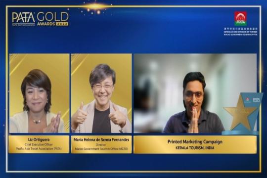 Kerala Tourism Bags PATA Gold Award For Marketing Campaign
