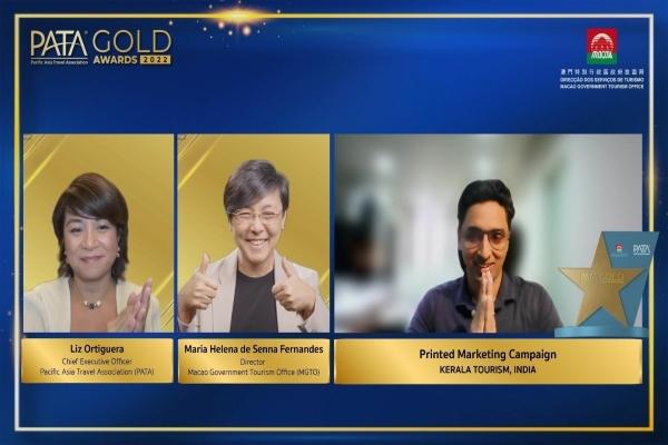 Kerala Tourism Bags PATA Gold Award For Marketing Campaign