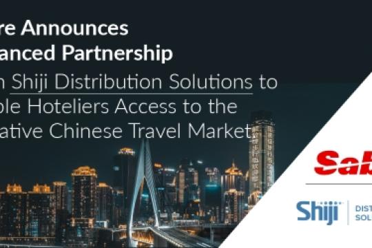 Sabre Strengthens Partnership with Shiji Distribution Solutions