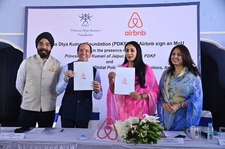 Airbnb Partners with the Princess Diya Kumari Foundation