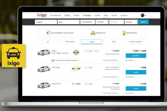 ixigo introduces outstation cab booking with reverse bidding model