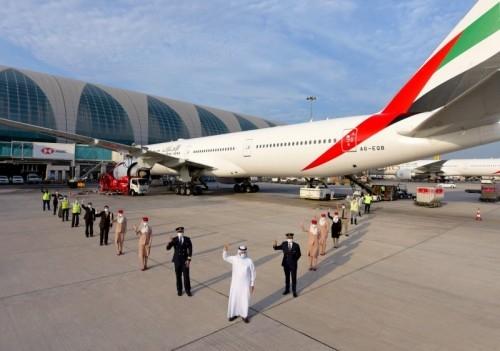 Emirates Operates Flight Serviced by Fully Vaccinated Frontline Teams