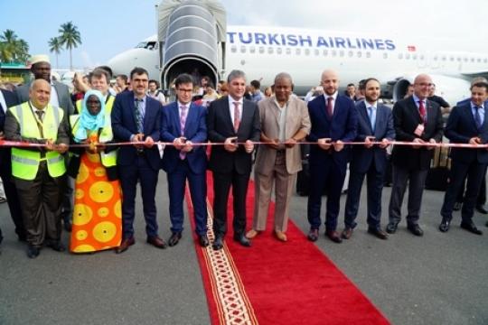 Turkish launches its direct services to Zanzibar