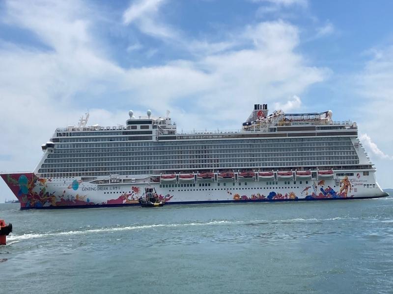 Resorts World Cruises’ ‘Genting Dream’ Arrives Singapore