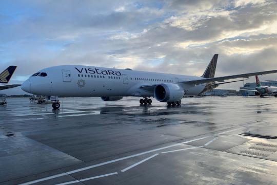 Vistara Makes Long-Haul Debut with Delhi-London Flight