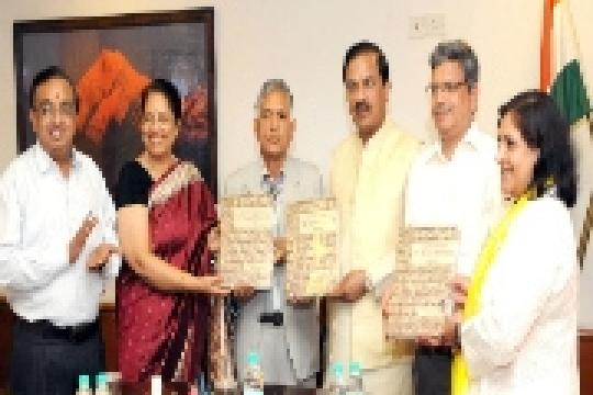 mahesh sharma releases book titled ‘the culture heritage of trans himalayas-kinnaur’