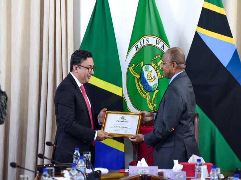 Zanzibar Appoints Zubin Karkaria as Goodwill Ambassador