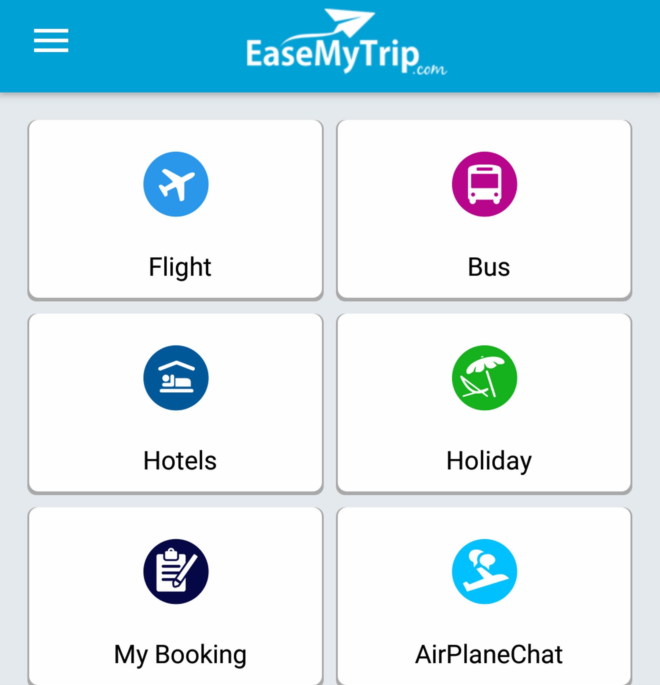 EaseMyTrip introduces new mobile app