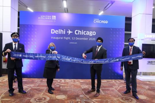 United Inaugurates New Delhi – Chicago Direct Service