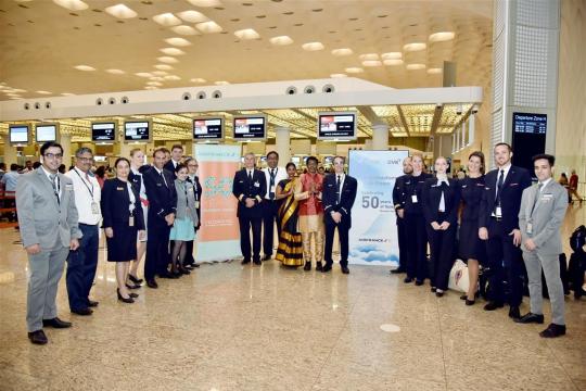 Air France celebrates 50th anniversary of its Paris – Mumbai route