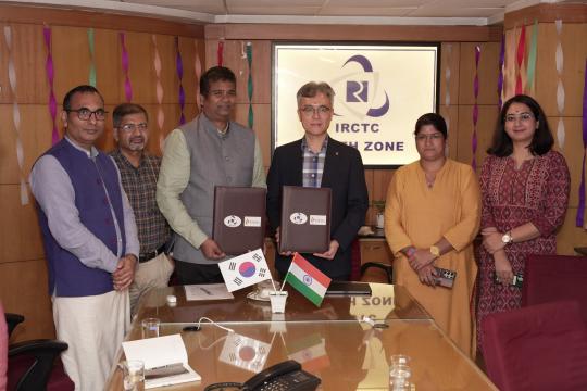 Korea Tourism Organization India signs MoU with IRCTC South Zone