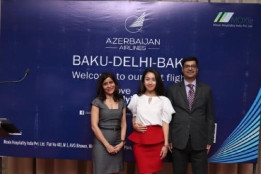 Azerbaijan Airlines launches direct Baku - New Delhi flight