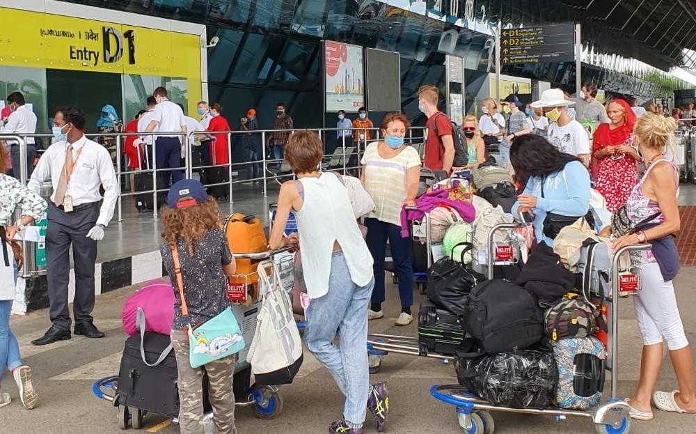 104 Russian Tourists Fly Back from Kerala
