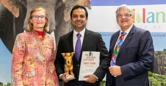 SriLankan bags three Golden City Gate Awards 2018