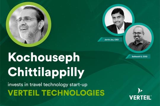 Kochouseph Chittilappilly invests in Verteil Technologies