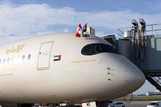 Etihad starts daily flights to Boston, welcomes the arrival of A350 in Toronto