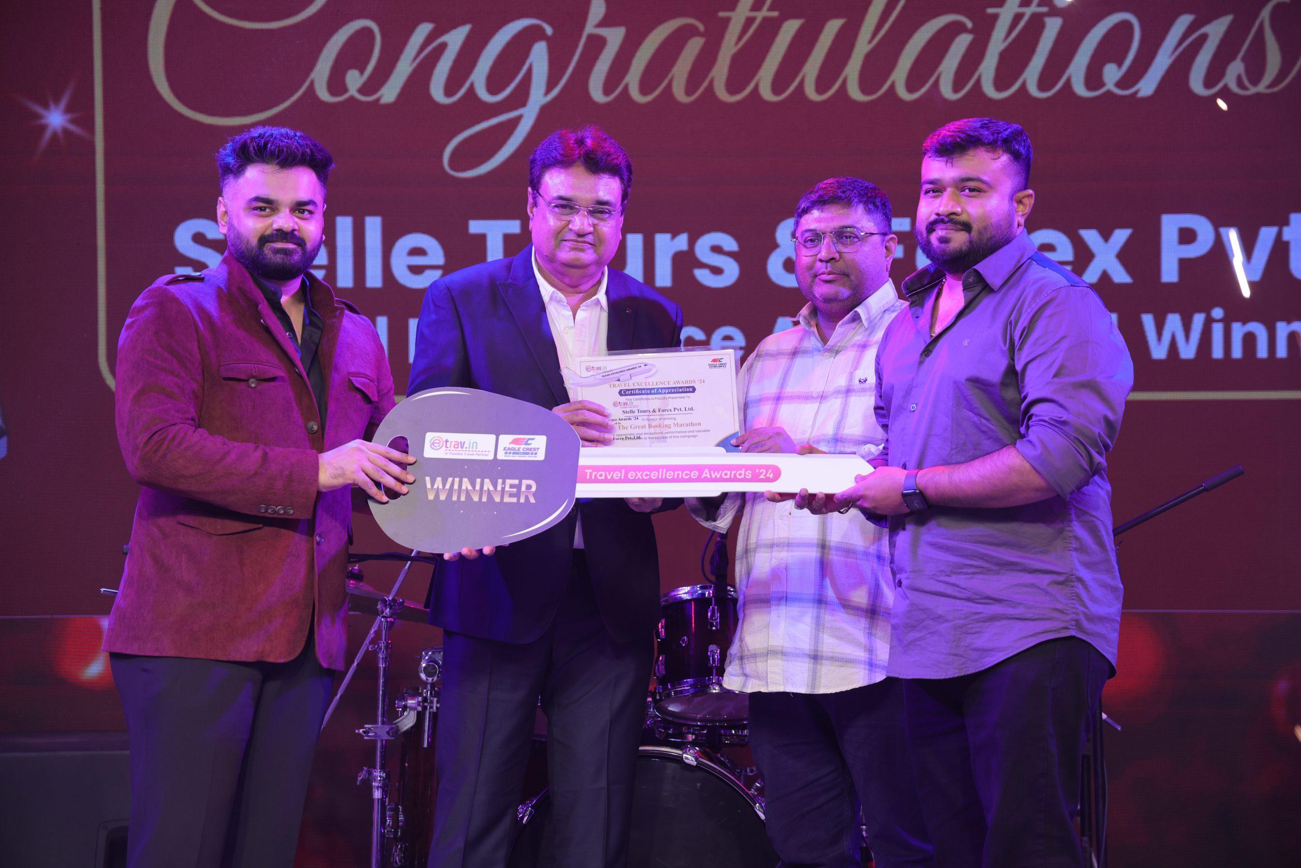 ETRAV Tech Ltd. & Eagle Crest DMC host award show in Ahmedabad for 500+ Agents