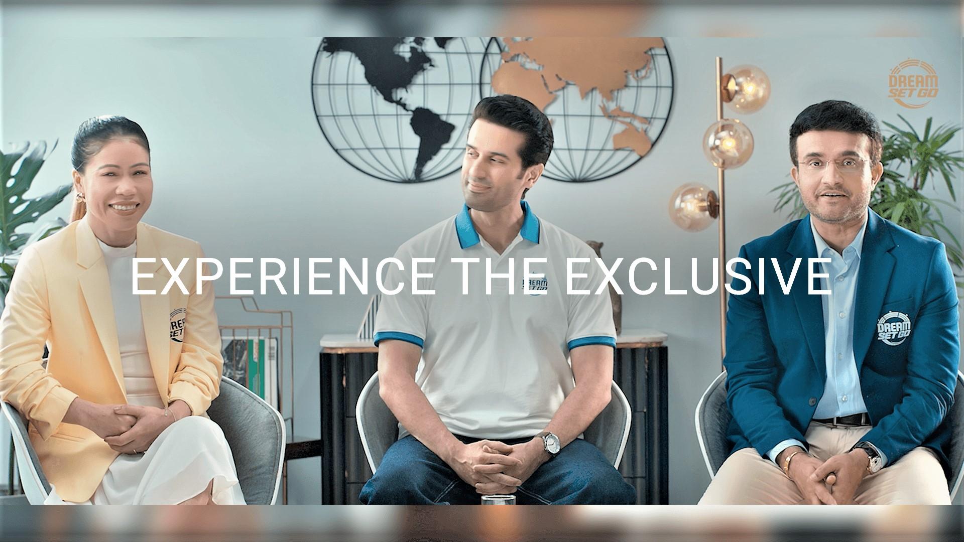 DreamSetGo Unveils ‘Experience The Exclusive’ Featuring Sourav Ganguly & Mary Kom