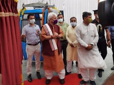 J&K Lt. Governor Inaugurated Section I Ropeway From Peerkho to Mahamaya