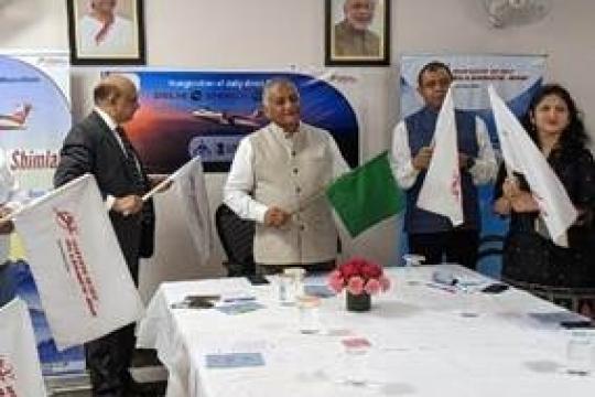 MoS, Civil Aviation Inaugurates Direct flight between Delhi to Shimla