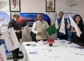 MoS, Civil Aviation Inaugurates Direct flight between Delhi to Shimla
