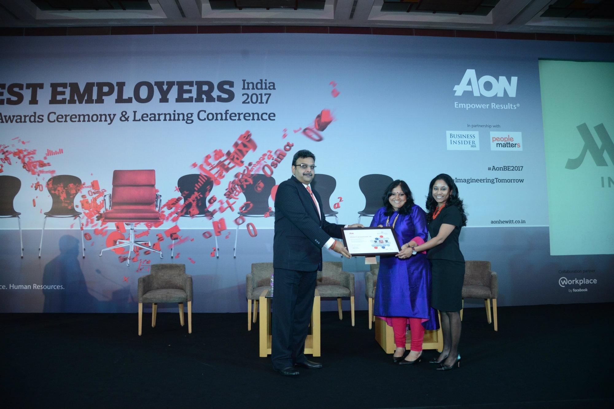 Aon Hewitt recognises Marriott as best employer in India