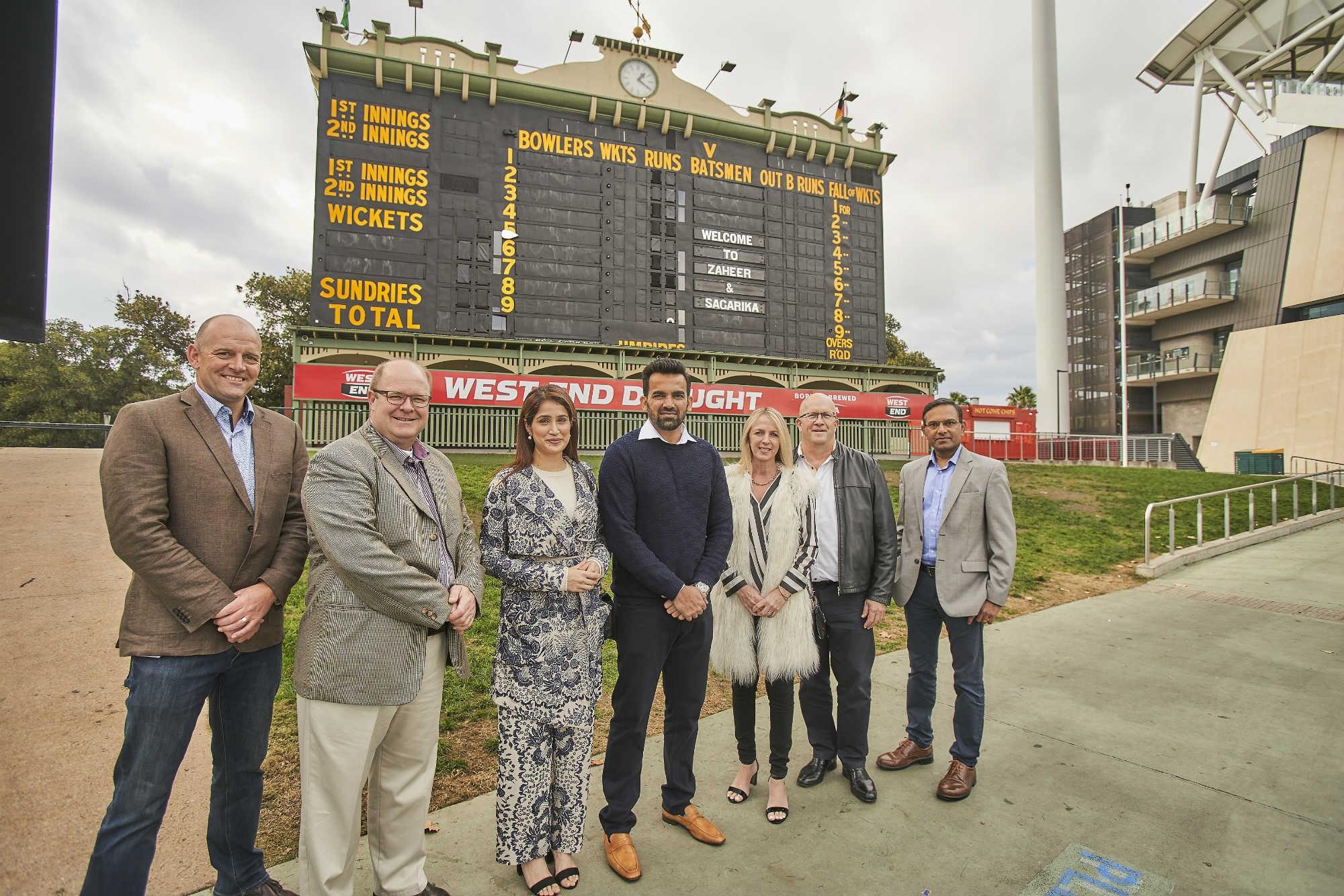 Adelaide Oval felicitates Zaheer Khan