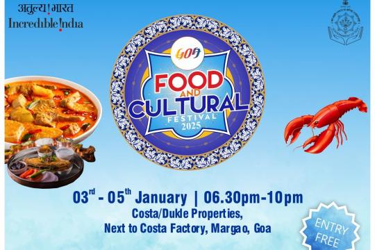 Goa gears up for Goa Food & Cultural Festival 2025