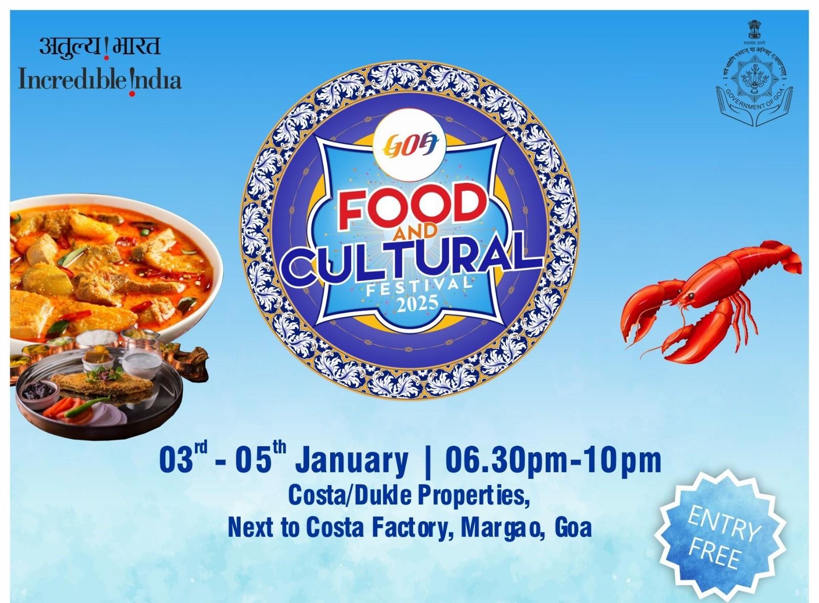 Goa gears up for Goa Food & Cultural Festival 2025