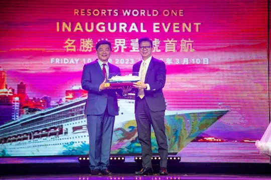 Resorts World One Starts Cruising from Hong Kong