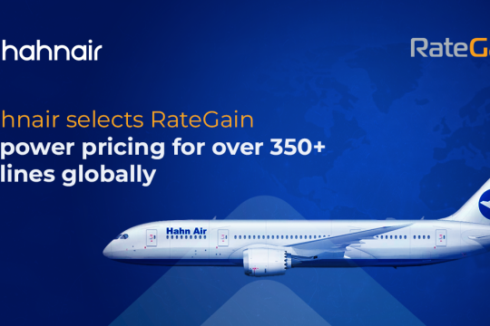 Hahnair partners with RateGain to power pricing for over 350+ airlines globally