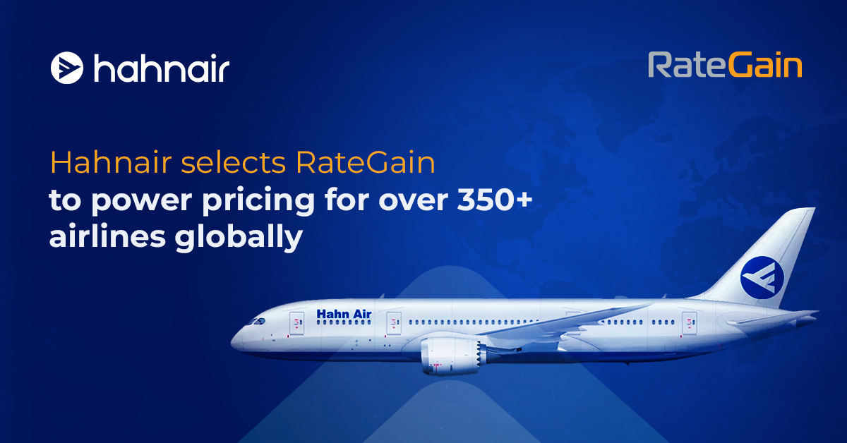 Hahnair partners with RateGain to power pricing for over 350+ airlines globally