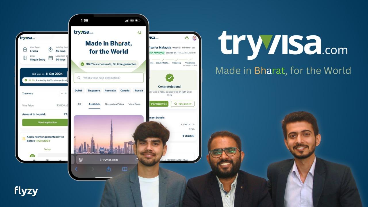 Flyzy to invest 10cr in Tryvisa to become India’s largest visa solutions provider