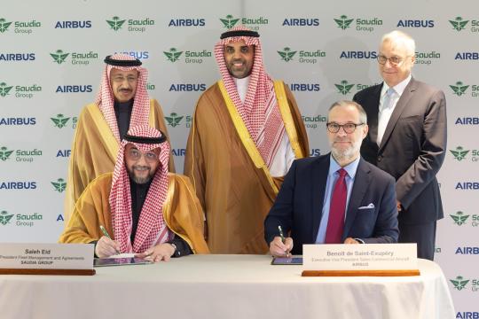 Saudia Group signs deal with Airbus to acquire up to 20 wide-body Aircraft