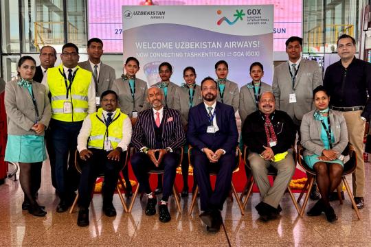 Çelebi Aviation partners with Uzbekistan Airways for new Tashkent-Goa route