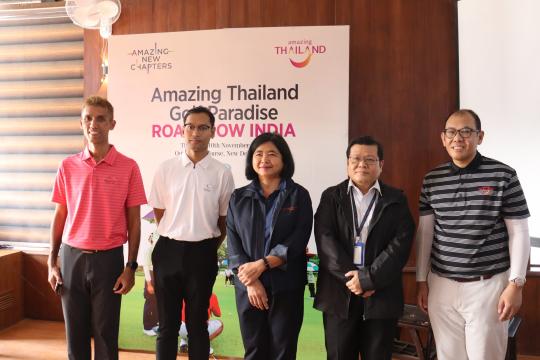 TAT organized ‘Amazing Thailand Golf Roadshow’ in India