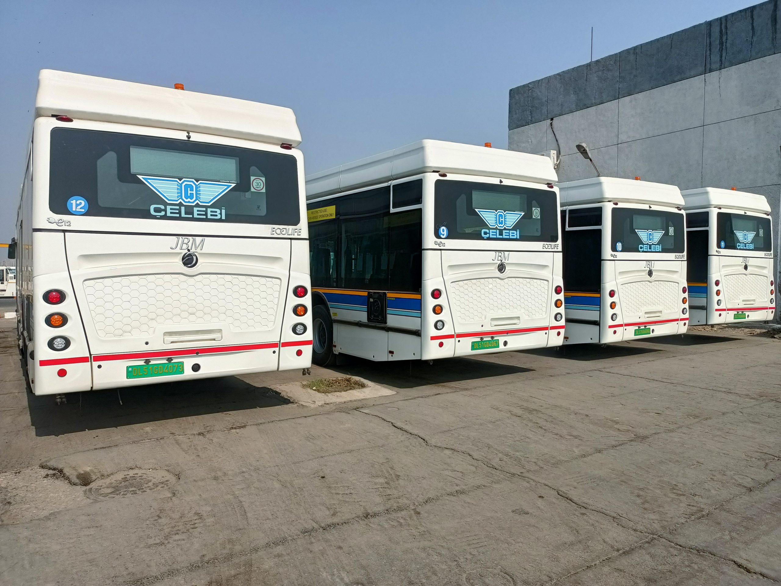 Celebi India Introduces Electric AC Tarmac Coaches in Delhi Airport