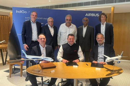 IndiGo Expands Fleet with 30 Firm Airbus A350-900 Aircraft Order