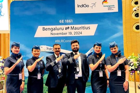 IndiGo commences operations between Bengaluru & Mauritius