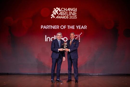 Changi Airport Group names IndiGo as ‘Partner of the Year’