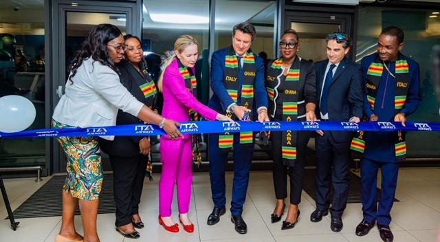 First ITA Airways flight lands at Accra Airport